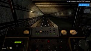 Garry's Mod - Metrostroi: Прибываем на конечную станцию, фоткаем состав, и встаём на ночной отстой.