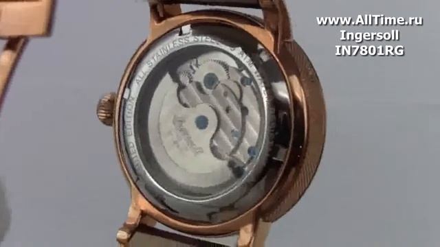Мужские наручные часы Ingersoll IN7801RG смотреть онлайн