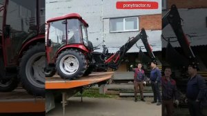 Минитрактор Донг Фенг ДФ-244 с КУНом и экскаватором.