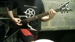 Dean Razorback Two Tone Silver Blast Dimebag Darrell - Peavey 6505