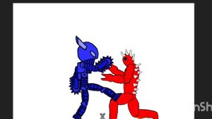 stickman дерутся мультик