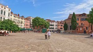 🇮🇹ВЕНЕЦИЯ, Италия Пешая экскурсия в формате 4K — субтитры и объемный звук,4K Ultra кадров в сек
