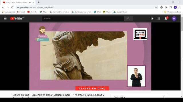 1° Grado Artes Aprende en casa 2 "¡Cuánto arte!" 28 Septiembre 2020 смотреть онлайн