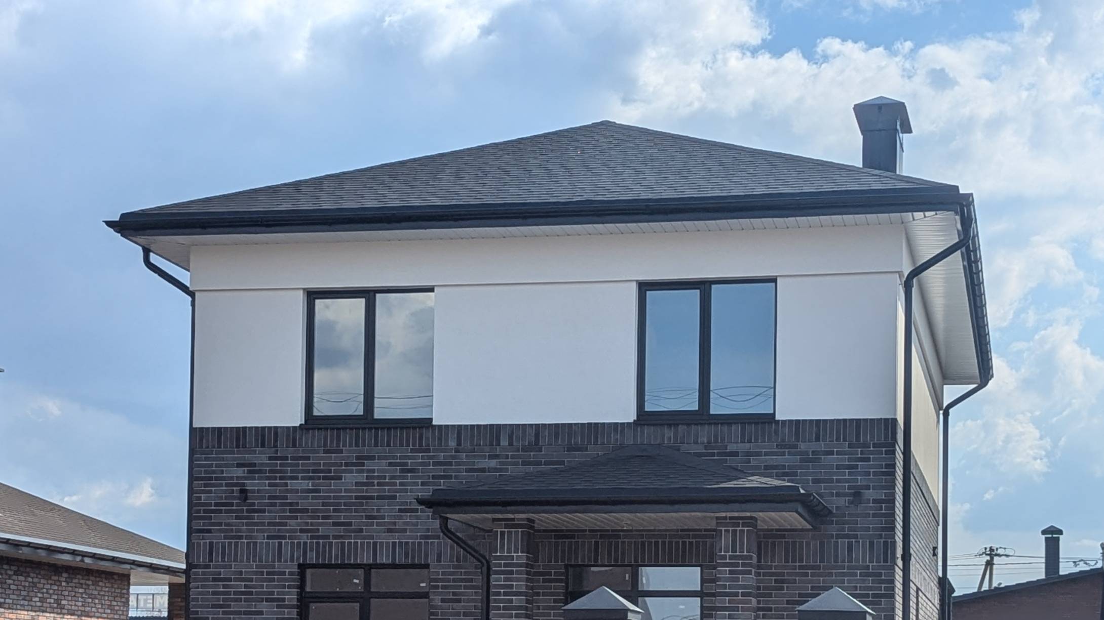 Дом 155 кв.м. с террасой на участке 6 сот. КП Изумрудный, Д. Медовка смотреть онлайн