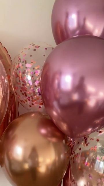Композиция С Цифрами , цвета Розовое золото