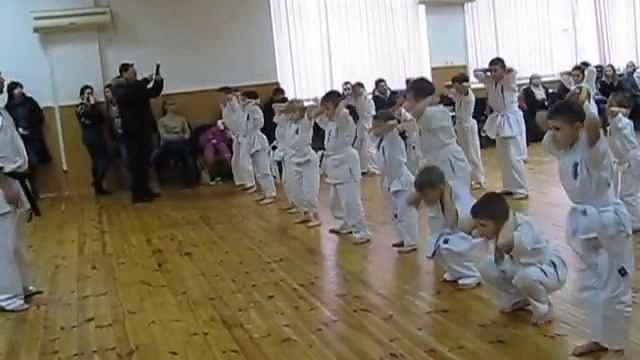 Аттестация на оранжевый пояс 25.12.2016 часть 7