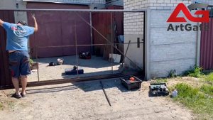 ВСЕ о НЮАНСАХ монтажа ДВОИХ ПАРАЛЛЕЛЬНЫХ откатных ворот, калитки и фундаментных работах для ворот.
