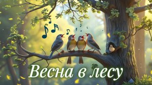 Весенняя песенка | Лес просыпается, звери танцуют, солнце светит!