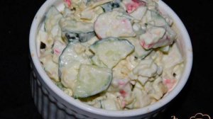 Салат с крабовыми палочками