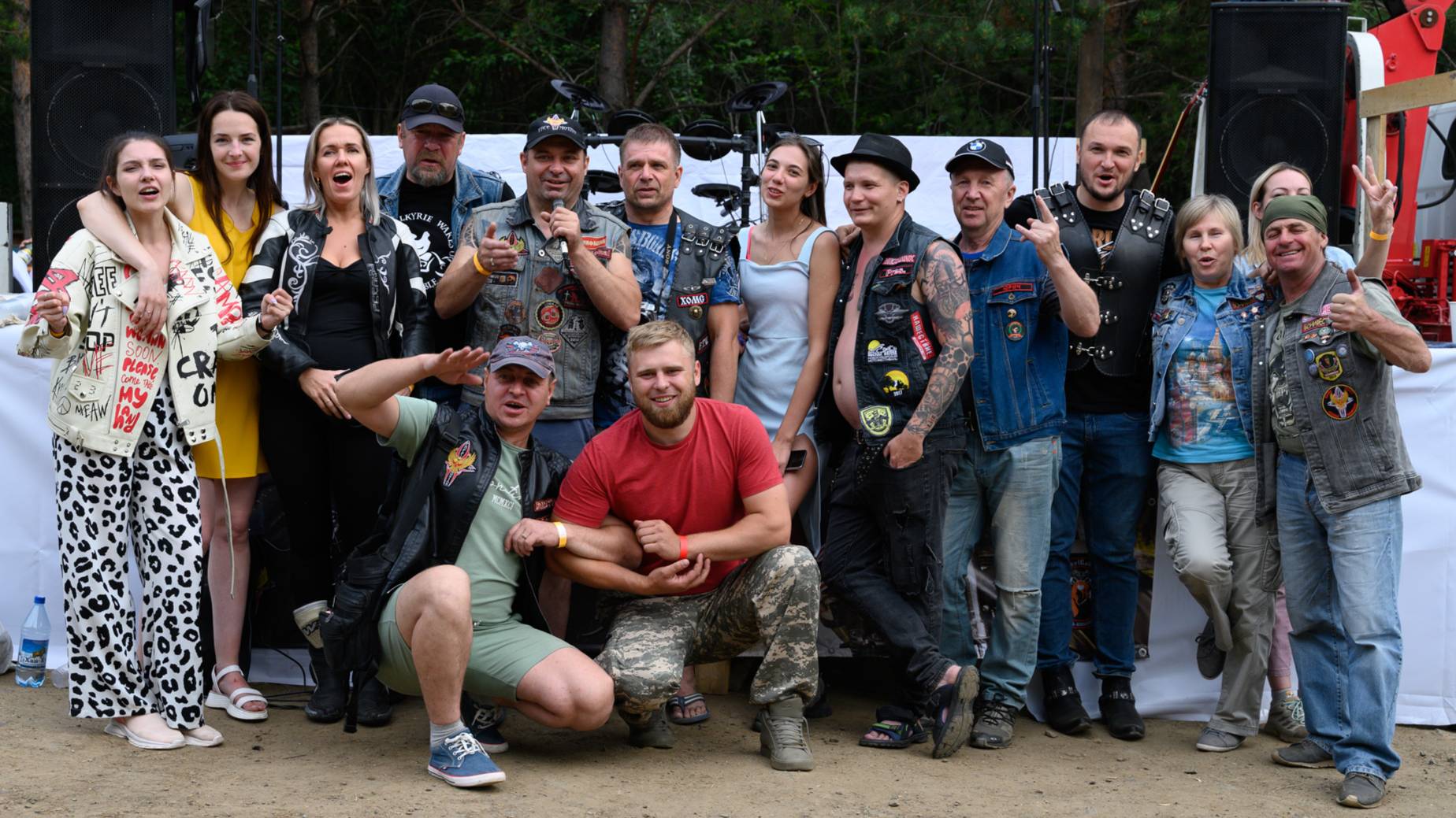 Небольшой байкфест "Bike open air" 2023. Усть-Илимск.