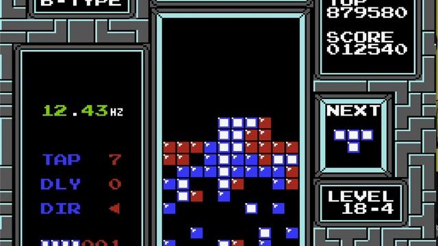 Nes Tetris 18-4 Clear смотреть онлайн