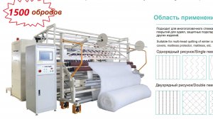 Компьютеризированная Высокоскоростная Многои-головочная Челночная Стегальная Машина(Модель N)-L1500