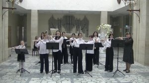 Деревянно - духовая группа духового оркестра ДМШ 6 им.С.Сайдашева