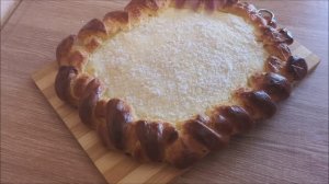 БОЛЬШАЯ ВАТРУШКА Пирог с творожной начинкой Домашняя выпечка