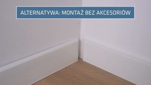 Montaż białej listwy przypodłogowej VIGO 80 od Arbiton