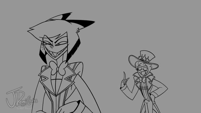 Un dia normal con Alastor y Lucifer | Fandub Parodia (Hazbin Hotel)