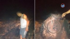 В Муйнаке с неба упал неопознанный объект в виде металлического шара