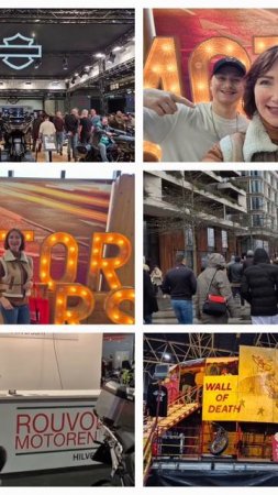 Выставка мотоциклов  в Jaarbeurs Utrecht NL. Шоу-программа. 230225 https://www.motorbeursutrecht.nl/