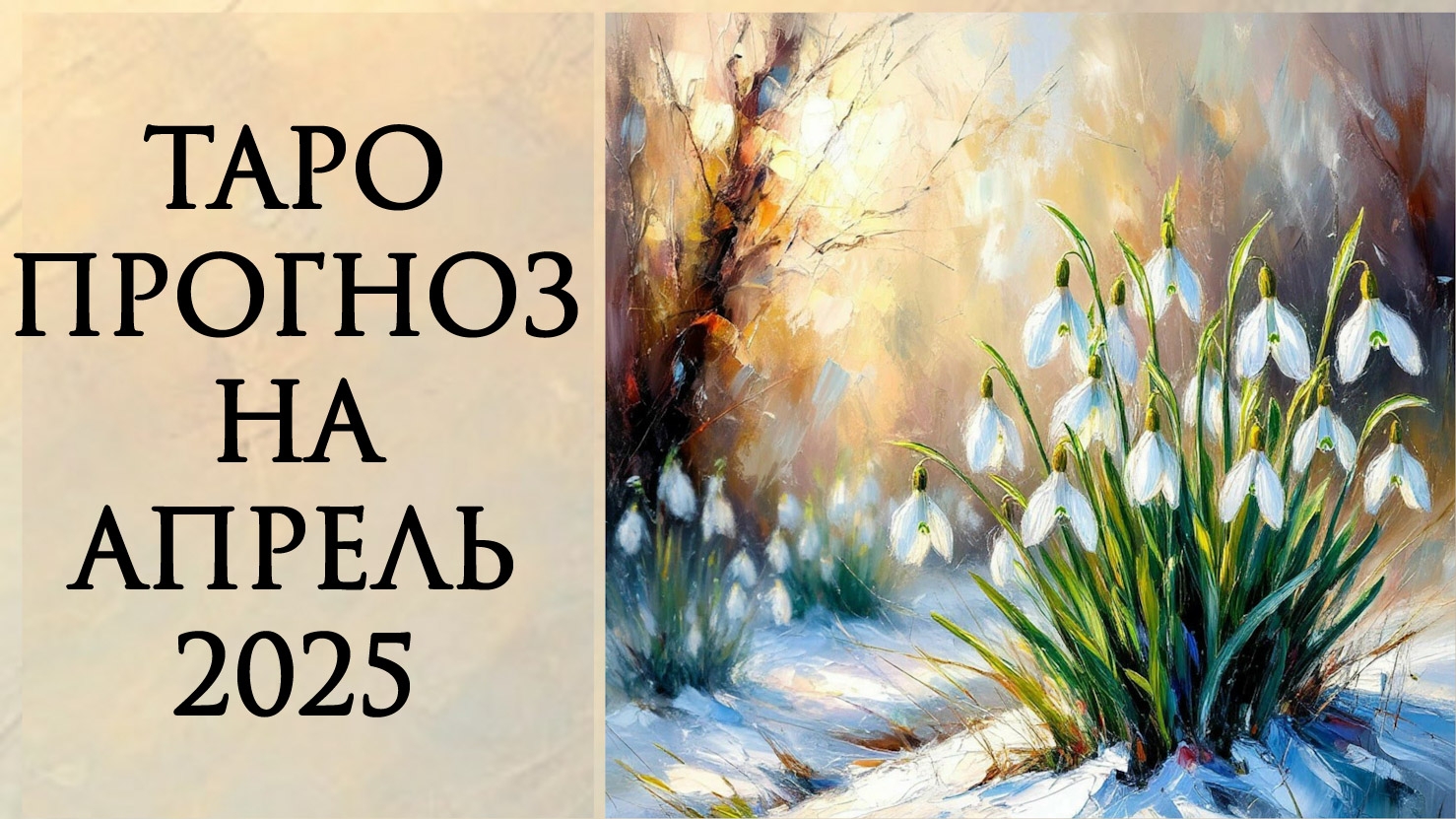ТАРО ПРОГНОЗ НА АПРЕЛЬ 2025 ГОДА.