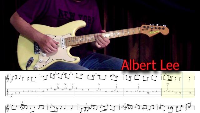 Albert Lee - Sweet Lil Lisa Solo. Only Tabs.
