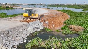 Строительство, новая дорога через озёра