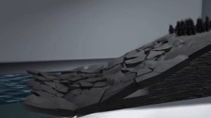 Они Закрепили Дамбу Рядом с Огромным Оползнем, Спустя Секунду После Землетрясени