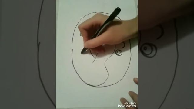Учимся рисовать пончик/Learn to draw donut смотреть онлайн