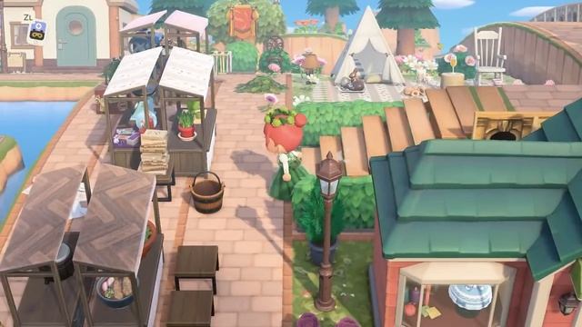 MY ISLAND TOUR! 1000hrs Floating Islands  University Town in ACNH