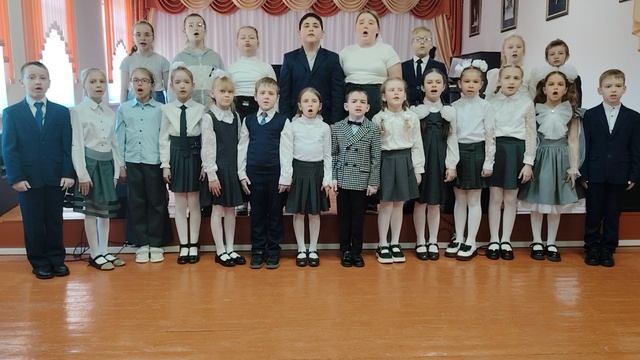 Хор обучающихся 1-2классов смотреть онлайн