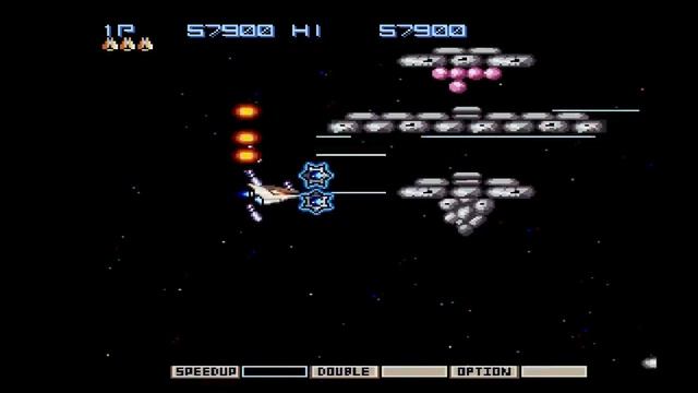 Gradius Deluxe pack Gradius 101200 PS1 Emu смотреть онлайн