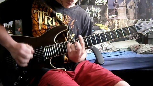 Trivium   Torn Between Scylla and Charybdis Guitar cover смотреть онлайн