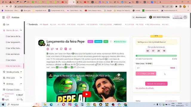 PEPE IA PRE VENDA BOMBANDO ESSE TOKEN DE CRIPTOMOEDAS PODE VALORIZAR MUITO смотреть онлайн