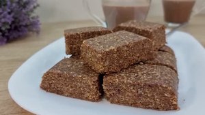 Вкусный и полезный десерт без добавления сахара_ печеньки из орехов, сухофруктов и семечек.