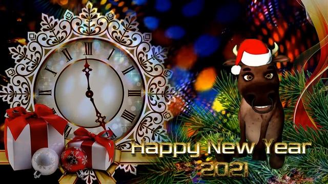 5. Футаж "С Новым 2021 годом!" смотреть онлайн