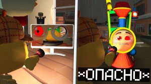 😨 Страшный СЕКРЕТ ПАРОВОЗА в Чикен Ган! *Choo choo Charles* Тёма