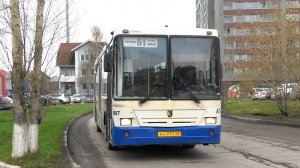 Автобус НефАЗ-5299-20-32 борт. №1887 маршрут №61 на улице 40-летия Комсомола
