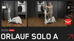 Orlauf Solo A — Эллиптический тренажер в жемчужном цвете Cloud Pearl