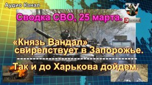 Сводка СВО, 25 марта. Тела «суперменов» ВСУ лежат на улицах Поповки