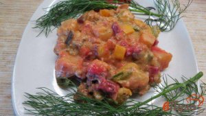 Овощное рагу с мясом