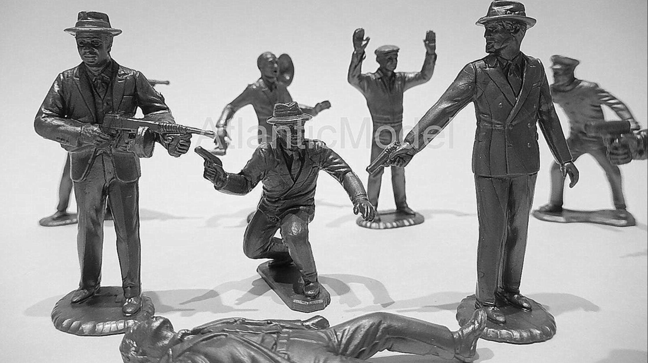 солдатики Marx 54 мм Неприкасаемые набор смотреть онлайн