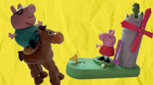 Свинка Пеппа на ферме с семьей