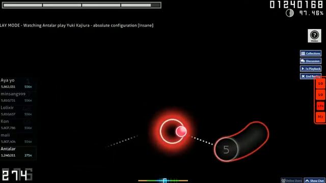 osu! [FC] Yuki Kajiura - absolute configuration [Insane] +Hidden смотреть онлайн