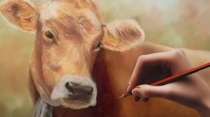 Творческий релакс: рисуем реалистичную корову карандашами ✏️🐄