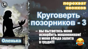ОЛЕНЬКА. Круговерть позорников - 3 (обиженки, электрики и прочие дятлы)