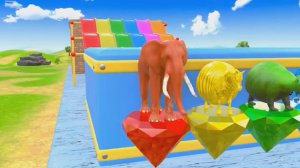 5 Мультяшных раскрасок с гигантской уткой и животными Monkey - Веселая обезьянка- мультик для детей