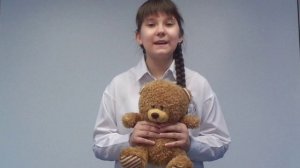 "Блокадный мишка" автор  О.Болдырева,чтец Катаранова Анна