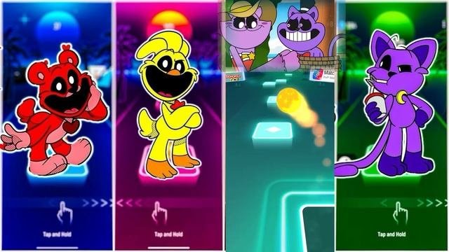 POPPY PLAYTIME 3: CraftyCorn VS CatNap VS BubbaBubbaphant VS KickenChicken In The Game TILES HOP
