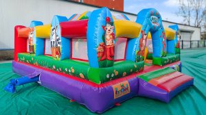 Коммерческий надувной батут «Царство зверей 2», 5x5x2.8 м