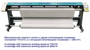 Высокоскоростной струйный плоттер