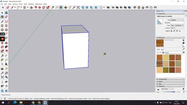 SketchUp Pro 2021   Untitled   SketchUp Pro 2021